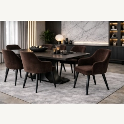 Krzesło tapicerowane DELUXE KR-9 Tkanina Hold Me 06